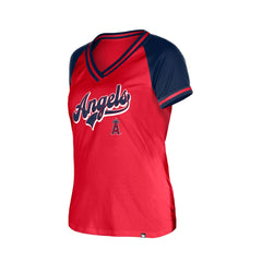Los Angeles Angels New Era Women's Gameday V-Neck T-Shirt Sale