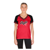 Cincinnati Reds New Era Women's Gameday V-Neck T-Shirt Sale