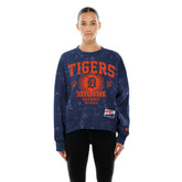 Detroit Tigers New Era Women's Throwback Oversized Boxy Sweatshirt Near Me