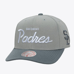 San Diego Padres Mitchell & Ness Cooperstown Thunderstorm Head Coach Pro-Crown Adjustable Hat for sale