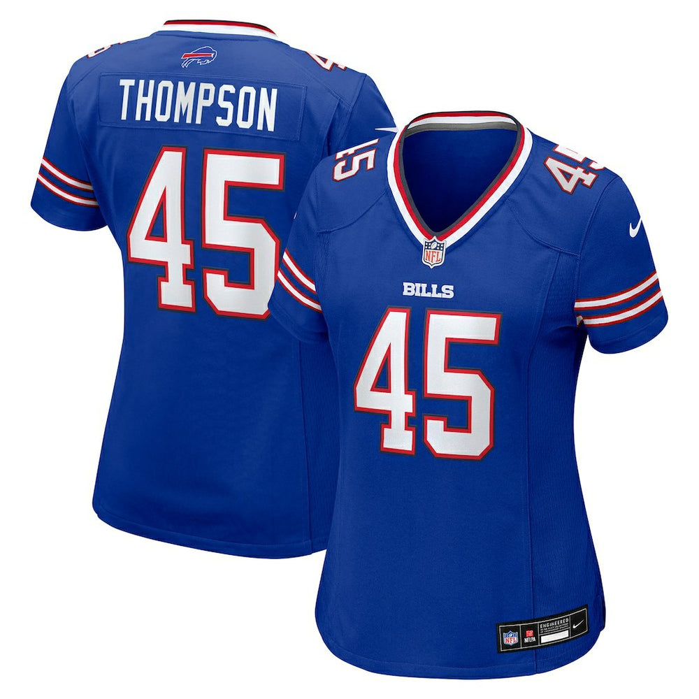 Shaq Thompson Buffalo Bills Women's Team Game Jersey - Royal - Nike