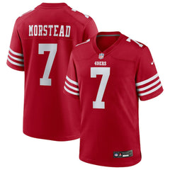 Thomas Morstead San Francisco 49ers Team Game Jersey - Scarlet - Nike
