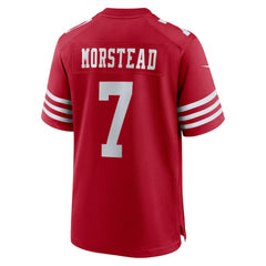 Thomas Morstead San Francisco 49ers Team Game Jersey - Scarlet - Nike