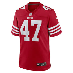 Bryce Huff San Francisco 49ers Team Game Jersey - Scarlet - Nike