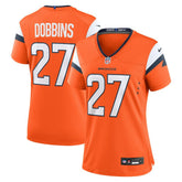 J.K. Dobbins Denver Broncos Women's Team Game Jersey - Orange - Nike