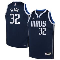 Cooper Flagg Dallas Mavericks Jordan Brand Youth Swingman Jersey Statement Editi- Navy