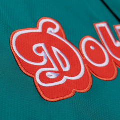 Miami Dolphins Coaches Full-Snap Hooded Windbreaker Jacket - Aqua - Mitchell & Ness