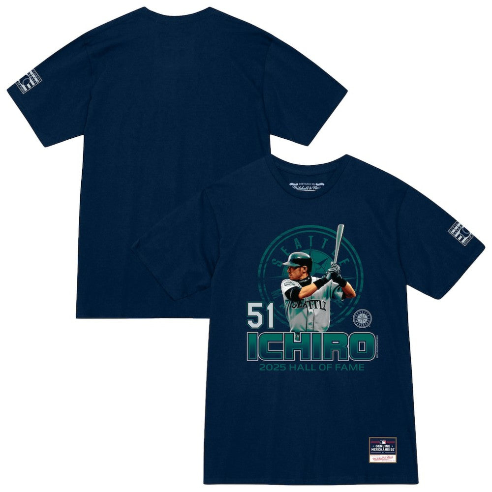Ichiro Suzuki Seattle Mariners Mitchell & Ness Hall of Fame Hitter T-Shirt Outlet