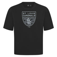 St. Louis Cardinals Levelwear Oversized Luxe Signature Knit Buckler T-Shirt Online