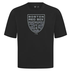 Boston Red Sox Levelwear Oversized Luxe Signature Knit Buckler T-Shirt Online