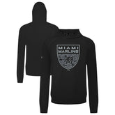 Miami Marlins Levelwear Mandate Buckler Tri-Blend Pullover Hoodie Online