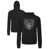 New York Mets Levelwear Mandate Buckler Tri-Blend Pullover Hoodie Sale