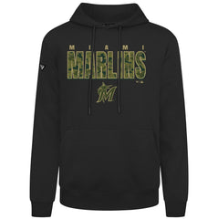 Miami Marlins Levelwear Podium Protect Pullover Hoodie Online