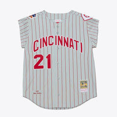 Deion Sanders Cincinnati Reds Mitchell & Ness 1997 Authentic Jersey Sale