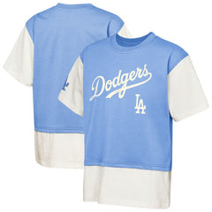 Los Angeles Dodgers Outerstuff Youth Ultimate Pastels Premium Double Run T-Shirt Discount
