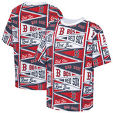 Boston Red Sox Outerstuff Youth All-Over Pennant T-Shirt Sale