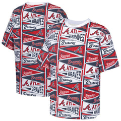 Atlanta Braves Outerstuff Youth All-Over Pennant T-Shirt Near Me