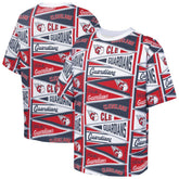 Cleveland Guardians Outerstuff Youth All-Over Pennant T-Shirt Discount