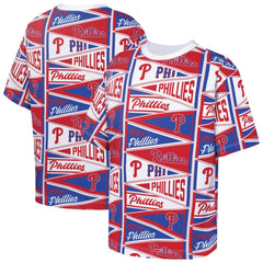 Philadelphia Phillies Outerstuff Youth All-Over Pennant T-Shirt Near Me