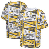 San Diego Padres Outerstuff Youth All-Over Pennant T-Shirt Near Me