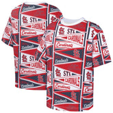 St. Louis Cardinals Outerstuff Youth All-Over Pennant T-Shirt Sale