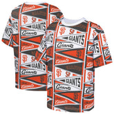 San Francisco Giants Outerstuff Youth All-Over Pennant T-Shirt Sale