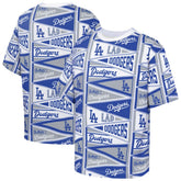 Los Angeles Dodgers Outerstuff Youth All-Over Pennant T-Shirt for sale