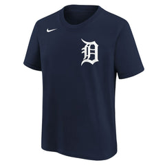 Detroit Tigers Nike Youth Wordmark T-Shirt Outlet