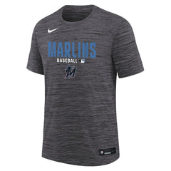 Miami Marlins Nike Youth Authentic Collection Velocity Dri-FIT T-Shirt Online