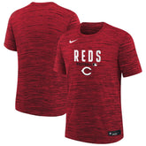 Cincinnati Reds Nike Youth Authentic Collection Velocity Dri-FIT T-Shirt Discount
