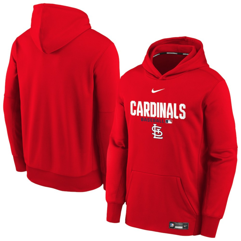 St. Louis Cardinals Nike Youth Authentic Collection Therma-FIT Hoodie Near Me