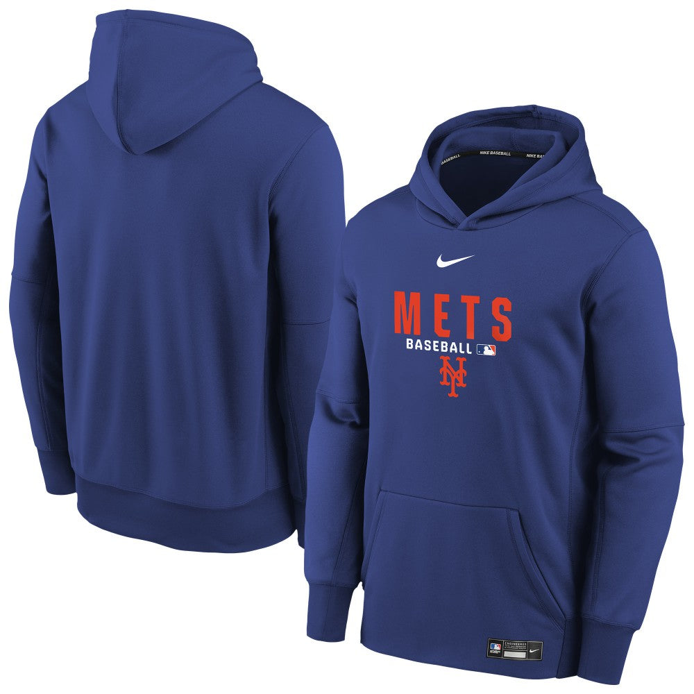 New York Mets Nike Youth Authentic Collection Therma-FIT Hoodie Discount