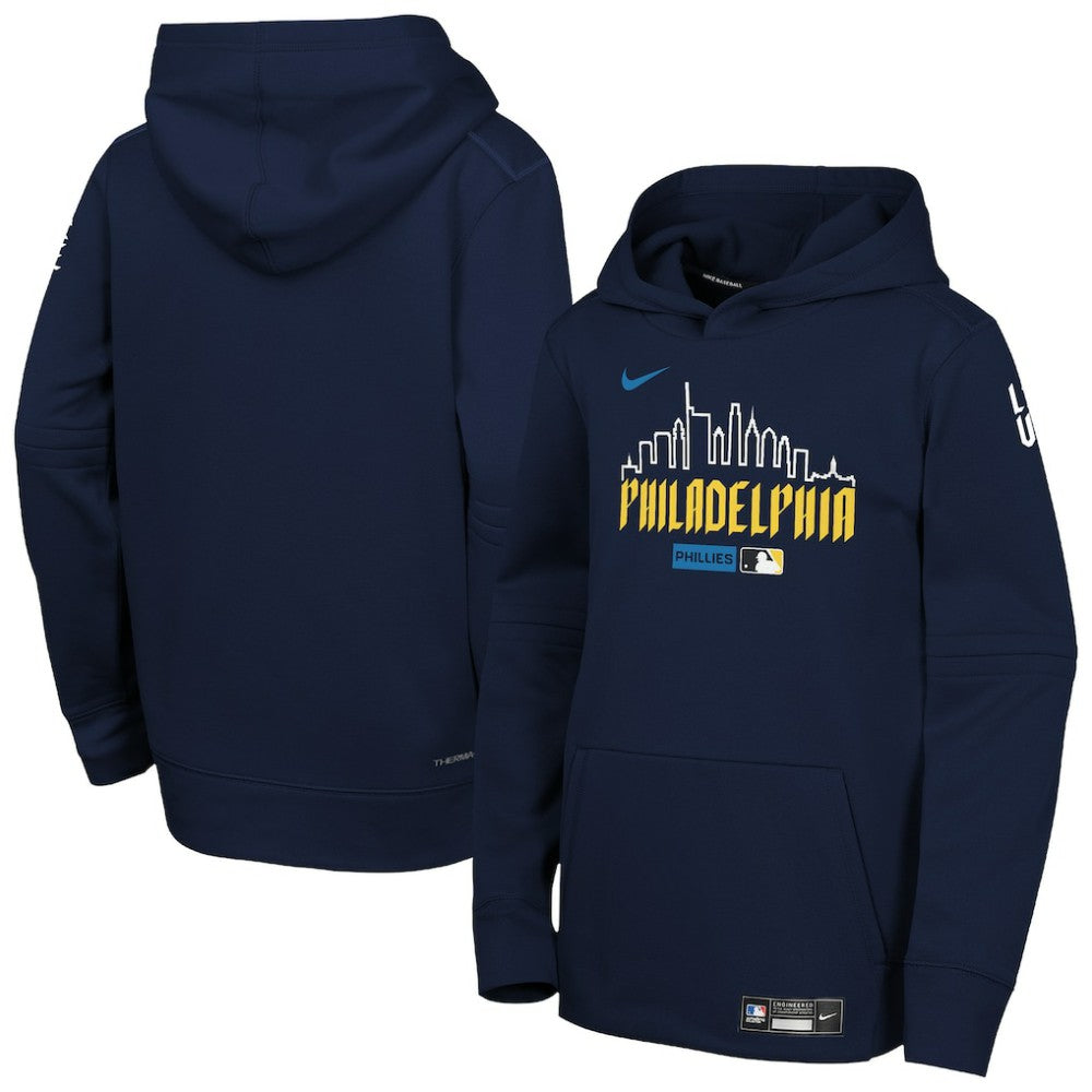 Philadelphia Phillies Nike Youth Authentic Collection City Connect Therma-FIT Hoodie for sale