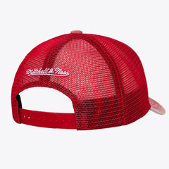 Mitchell & Ness Chicago Bulls Gameday Snow Wash Adjustable Trucker Hat Red