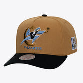 Mitchell & Ness Washington Wizards Hardwood Classics Legendary Away Pro-Pinch Adjustable Hat Gold