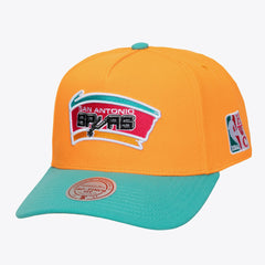 Mitchell & Ness San Antonio Spurs Hardwood Classics Legendary Away Pro-Pinch Adjustable Hat Orange