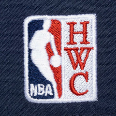 Mitchell & Ness Golden State Warriors Hardwood Classics Legendary Away Pro-Pinch Adjustable Hat Navy