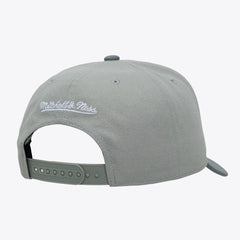 Mitchell & Ness San Antonio Spurs Thunderstorm Head Coach Pro Crown Snapback Hat Gray