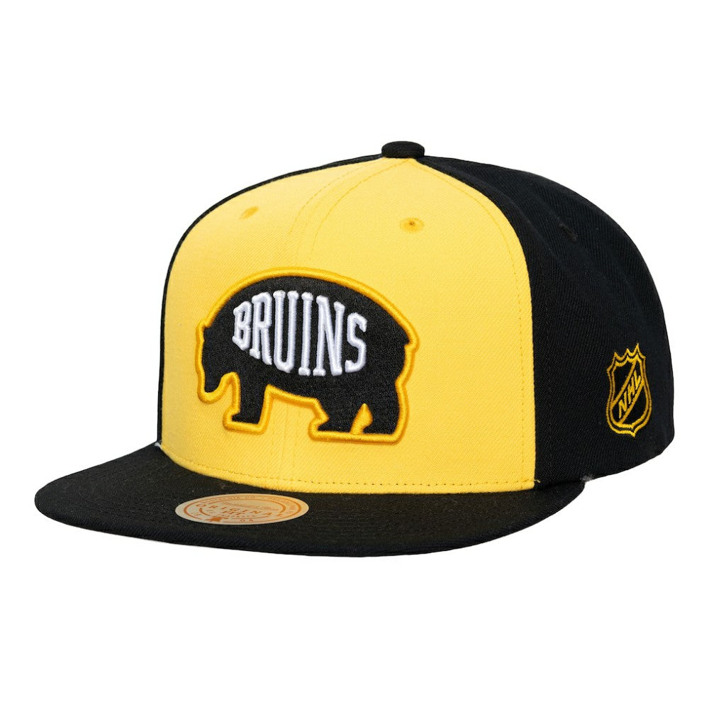 Boston Bruins Mitchell & Ness Legendary Away Snapback Hat - Gold | NHL near me