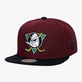Anaheim Ducks Mitchell & Ness Legendary Home Snapback Hat - Maroon | NHL Lifestyle
