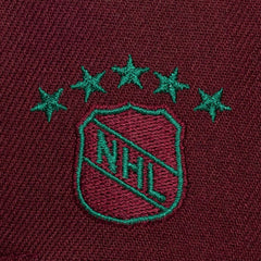 Anaheim Ducks Mitchell & Ness Legendary Home Snapback Hat - Maroon | NHL Lifestyle