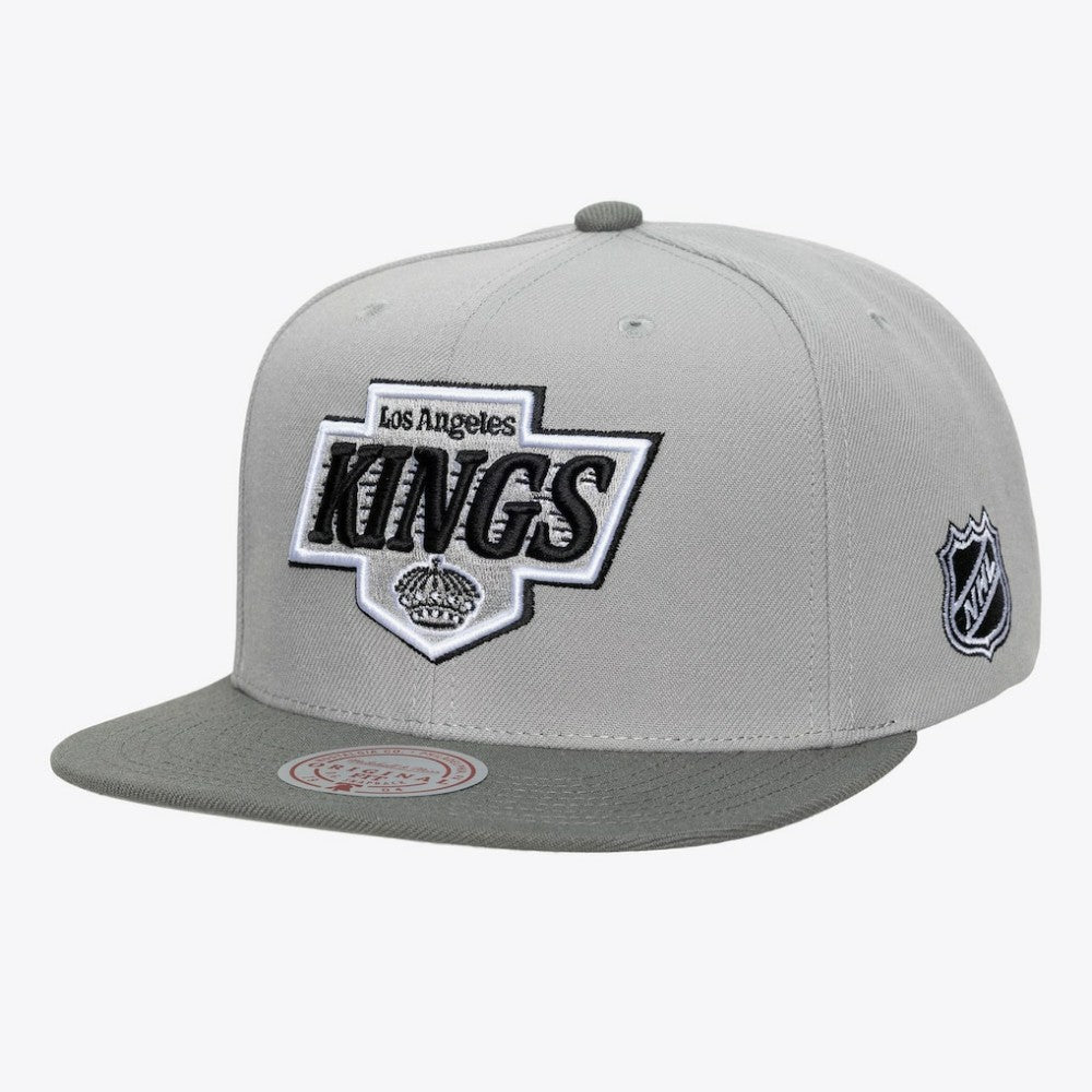 Los Angeles Kings Mitchell & Ness Legendary Home Snapback Hat - Gray | NHL near me