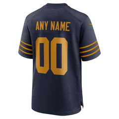 Green Bay Packers The 1923 Classic Game Custom Jersey - Navy - Nike