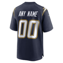 Los Angeles Chargers Alternate Super Chargers Game Custom Jersey - Navy - Nike