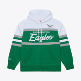 Philadelphia Eagles Head Coach Hoodie - Kelly Green - Mitchell & Ness