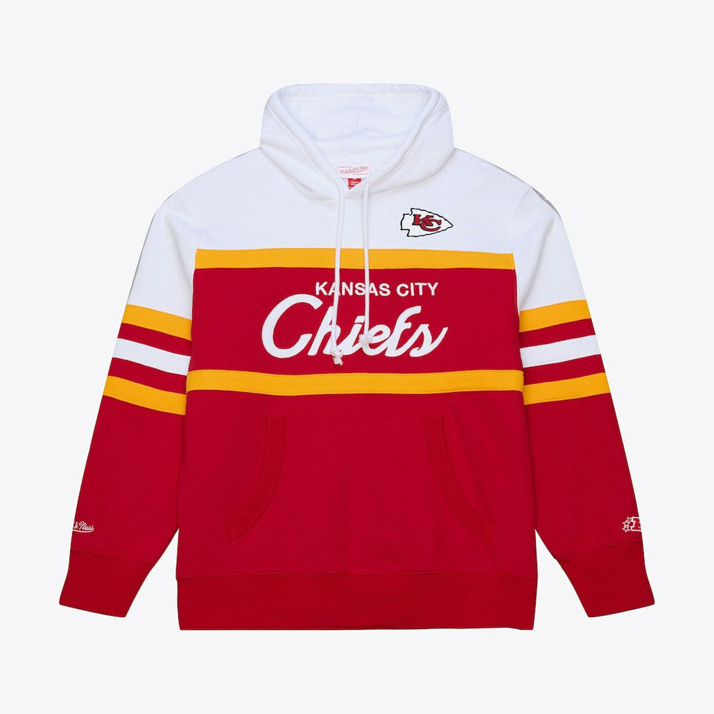 Kansas City Chiefs Head Coach Hoodie - Red - Mitchell & Ness
