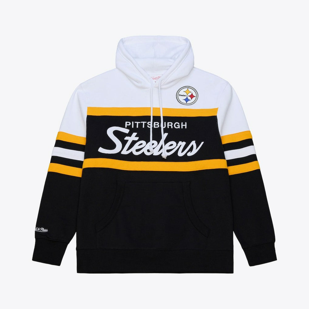 Pittsburgh Steelers Head Coach Hoodie - Black - Mitchell & Ness