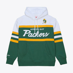 Green Bay Packers Head Coach Hoodie - Green - Mitchell & Ness