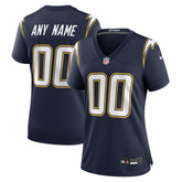 Los Angeles Chargers Women's Alternate Super Chargers Game Custom Jersey - Navy - Nike