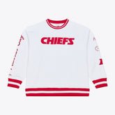 Kansas City Chiefs Arctic Fleece Sweatshirt - White - Mitchell & Ness